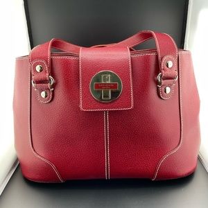 Vintage small Kate Spade Twist Lock Red Purse
